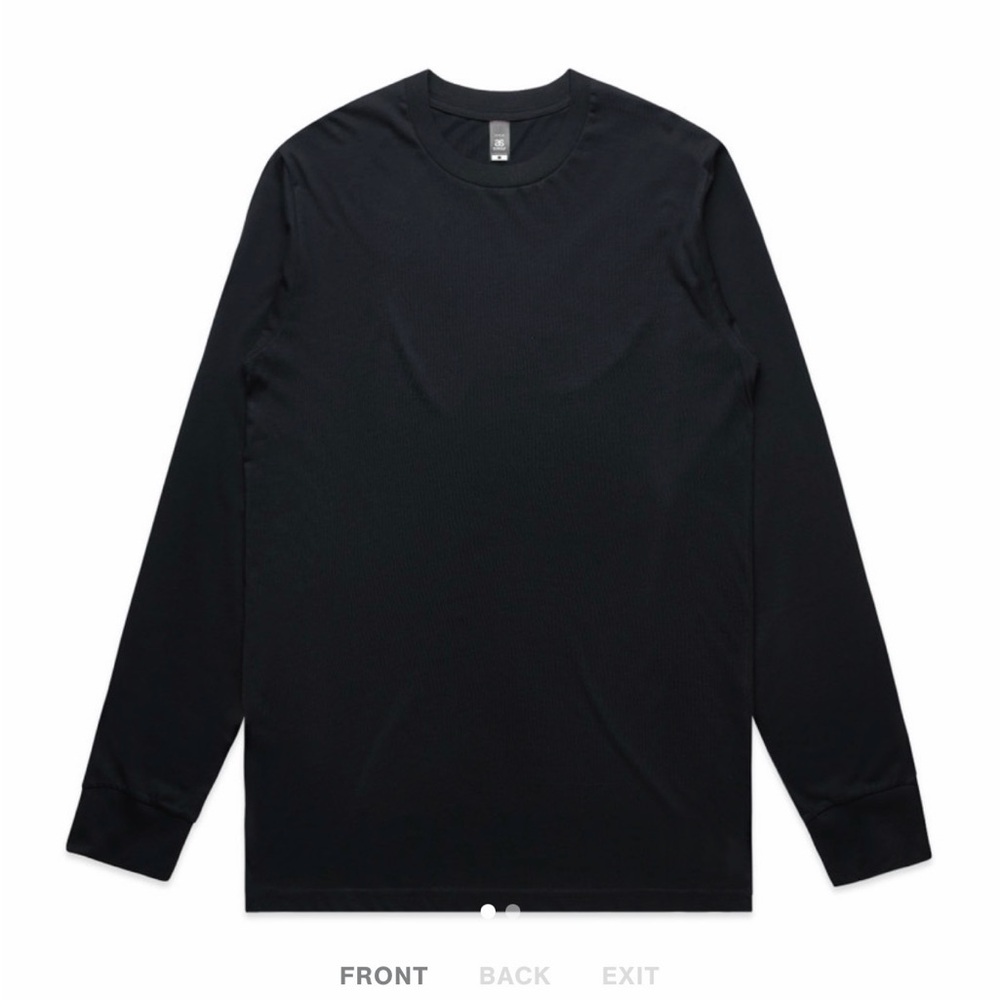 Men's Classic Navy Long Sleeve Tee